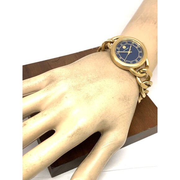Tory Burch Women\'s Watch TBW7212 Ravello Quartz Blue Dial Gold Steel 32mm main image 5